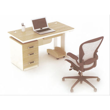 Discount office table office desk 2014 new fashion simple modern in melamine board from china foshan